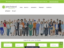 Tablet Screenshot of jobsireland.ie